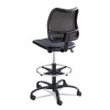Vue Series Mesh Extended-Height Chair, Supports Up To 250 Lb, 23" To 33" Seat Height, Black Vinyl Seat, Black Base