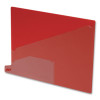 Colored Poly End Tab "Out" Guides, 1/3-Cut: Bottom Position, For Letter Size Files, Red, 25/Box
