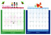 Academic Year Recycled Seasonal Wall Calendar, Illustrated Seasons Artwork, 12 x 16.5, 12-Month (July To June): 2025 To 2026