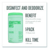 Disinfecting Wipes, 7 x 8, Fresh/Lemon, White, 35 Wipes/Canister, 3 Canisters/Pack