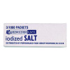 Grindstone Iodized Salt, 0.02 Oz Packet, 1,000/Bag, 3 Bags/Carton