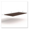 Alera Seville 96" Wide Conference Table Top, Rectangular, 96w x 48d x 1.5h, Mahogany