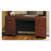Enterprise Collection Double Pedestal Desk, 60" X 28.63" X 29.75", Harvest Cherry, (Box 2 Of 2)