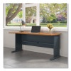 Enterprise Collection Double Pedestal Desk, 70.13" X 28.63" X 29.75", Harvest Cherry, (Box 2 Of 2)