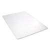 Economat Non-Studded All Day Use Chair Mat For Hard Floors, Rectangular, 45" x 53", Clear, Ships Flat