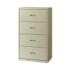 Lateral File Cabinet, 4 Letter/Legal/A4-Size File Drawers, Putty, 30 x 18.62 x 52.5