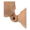 U-Shaped Memory Foam Travel Pillow, 11.8 x 3.74 x 12.6, Khaki