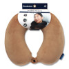 U-Shaped Memory Foam Travel Pillow, 11.8 x 3.74 x 12.6, Khaki