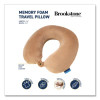 U-Shaped Memory Foam Travel Pillow, 11.8 x 3.74 x 12.6, Khaki