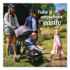 Ready2Jet Compact Stroller, Supports Up To 50 Lbs, 20.5 x 27 x 43, Kingston