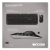 Wireless Desktop 850 Keyboard And Optical Mouse Combo, 2.4 Ghz Frequency/15 Ft Wireless Range, Black