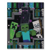 Licensed Two-Pocket Folder, Minecraft, Side: 3-Hole Punched, Accommodates (50) 11 x 8.5 Sheets, Multicolor