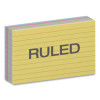 Ruled Index Cards, 3 x 5, Assorted Colors, 3,000/Carton