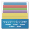 Ruled Index Cards, 3 x 5, Assorted Colors, 3,000/Carton