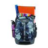 Terra Sport Bungee Backpack, 15.5", 12.5 x 7.75 x 18, Midnight Camo