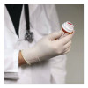 Latex Exam Gloves, Powder-Free, Large, 4 Mil (Palm), 5 Mil (Fingers), Ivory, 100/Box