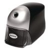 Quietsharp Executive Electric Pencil Sharpener, Ac-Powered, 4 x 7.5 x 5.13, Black/Silver, 6/Carton