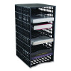 Literature Organizer, 8 Sections, 21 x 12.25, Black
