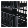 Literature Organizer, 8 Sections, 21 x 12.25, Black