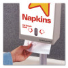 Mega Cartridge Napkin System Dispenser, 8 x 5.7 x 22.6, Gray