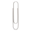 Recycled Jumbo Paper Clips, Smooth, Silver, 100/Box, 50 Boxes/Carton