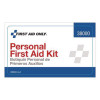 Personal First Aid Kit, 37 Pieces, Plastic Case