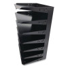 Steel Horizontal File Organizer, 7 Sections, Letter Size Files, 8.75 X 12 X 18, Black