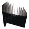 Steel Vertical File Organizer, Inclined, 8 Sections, Letter Size Files, 9.75 X 11 X 10, Black