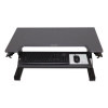 Workfit-Tl Adjustable Standing Desk Converter, 37.5" x 27" x 5" To 20", Dark Gray/Black