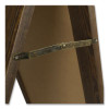 Indoor/Outdoor A-Frame Sidewalk Sign, Black 18 x 29 Surface, Brown Frame, 22 x 25 x 40