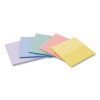 Transparent Notes, 2.88" x 2.88", Assorted Pastel Colors, 36 Sheets/Pad, 5 Pads/Pack