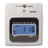 3800 Time Clock Bundle, Lcd Display, Ivory/Charcoal