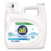 Free Clear He Laundry Detergent, 118 Oz Bottle, 4/Carton
