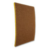 Clean And Shine Pad, 20 x 14, Brown/Yellow, 5/Carton