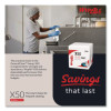 Generalclean X50 Cleaning Cloths, 12 x 12.5, White, 84/Pack, 12 Packs/Carton