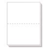 Blank Sheets For 2-Up W-2/1099 Tax Forms, Perforated At 5.5, 84 Bright, 20 Lb Bond, 8.5 x 11, 500 Sheets/Ream, 5 Reams/Carton