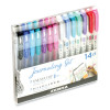 Mixed Writing Set, (7) 0.5 Mm Gel Pens, (7) 1 Mm/4 Mm Bullet/Chisel-Tip Markers, Assorted Colors