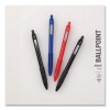 Z-Grip Recycled Retractable Ballpoint Pen, Medium 1 Mm, Red Ink, Red Barrel, Dozen