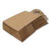 Get Reddi Paper Bags, Mercado Size, 65# Basis Weight, Twisted Rope Handles, 13 x 7 x 17, Brown, 250/Carton