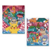 Licensed Two-Pocket Folder, Pokeman, Side: 3-Hole Punched, Accommodates (50) 11 x 8.5 Sheets, Multicolor