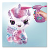 Airbrush Plush Glow-In-The-Dark Unicorn With Airbrush Tool, (3) Washable Ink Tubes And (60) Stick-On Stencils, Ages 6 And Up