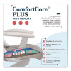 Vannes Ergonomic Executive Chair, Supports Up To 275 Lb, 20.5" To 23.5" Seat Height, Light Gray Seat And Back, Dark Gray Base