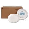 Economy Paper Plates, 9" Dia, White, 1,000/Carton