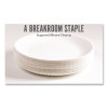 Economy Paper Plates, 9" Dia, White, 1,000/Carton