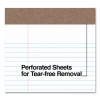 100% Recycled Notepads, Narrow Rule, (50) White 8.5 x 11 Sheets, Dozen