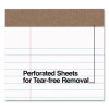 100% Recycled Notepads, Wide/Legal Rule, (50) White 8.5 x 11 Sheets, Dozen