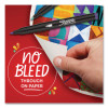 Creative Markers, Earth Tones, Fine Bullet Tip, Assorted, 12/Pack