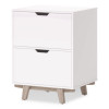 Whitney 2-Drawer Lateral File Cabinet, Letter/Legal Size File Drawers, 23.75" x 20" x 31.25", White