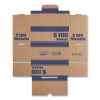 Nickels Coin Box, Accommodates $100 In Nickels, 15.5" x 19.25" x 4.5", Blue/Kraft, 50/Pack