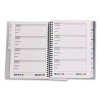 Pocket-Size Password Keeper Log Book, User-Name/Password Format, White/Purple Cover, (60) 7 x 5.5 Sheets